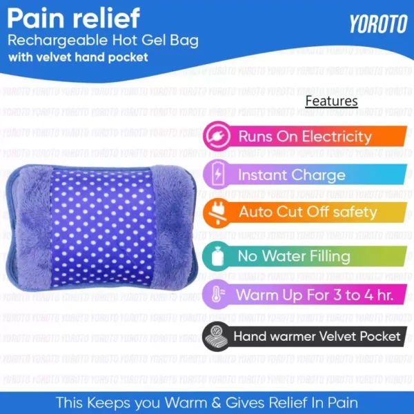 electric hot water bag pain remover multicolour hot water bag