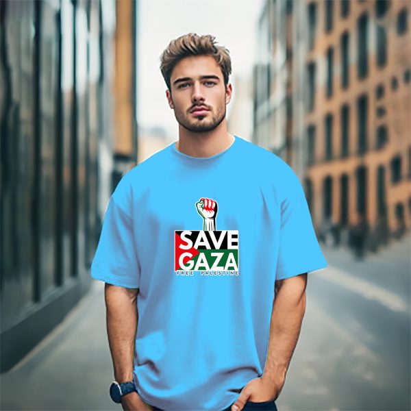 save gaza cotton t shirt