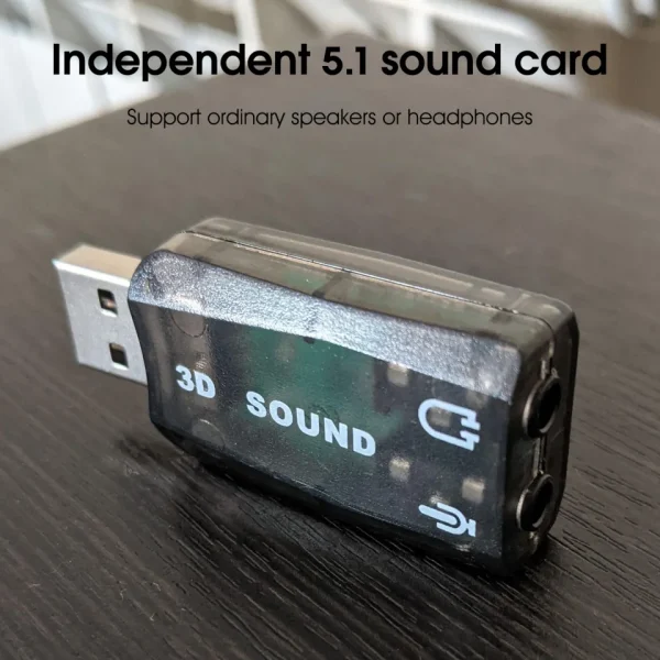 external sound card powerful usb powered external audio adapter