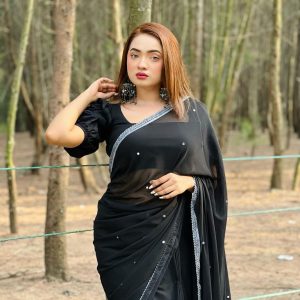 main materials georgate stone saree