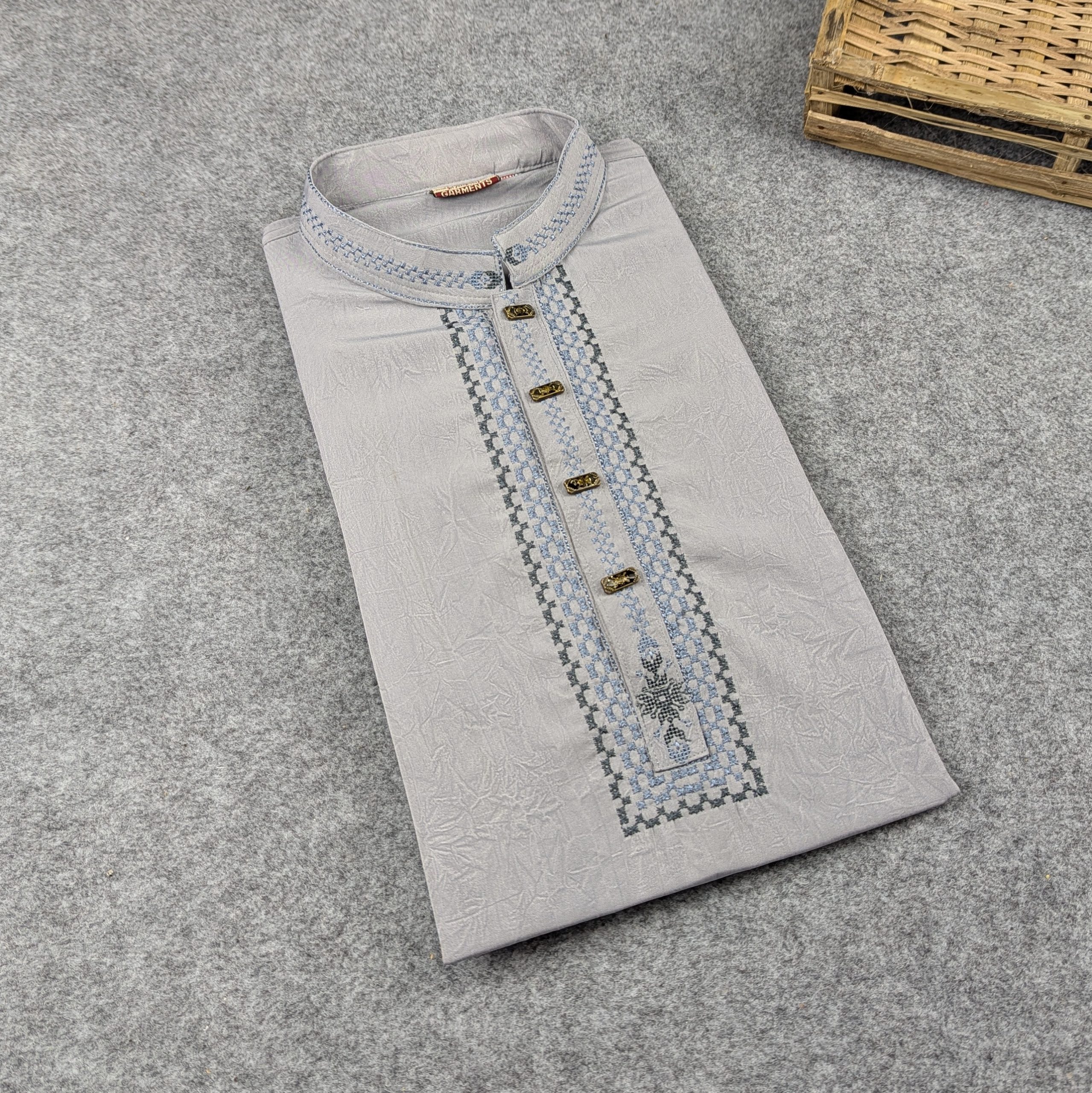 China Vangchur Fabric Premium Quality Panjabi - Image 3