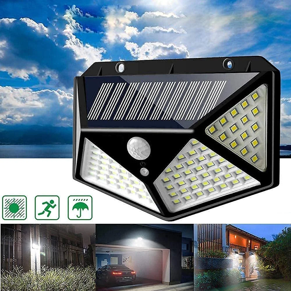 LED Bright Outdoor Solar Lights with Motion Sensor Solar Powered Wireless Waterproof Night Spotlight - Image 3