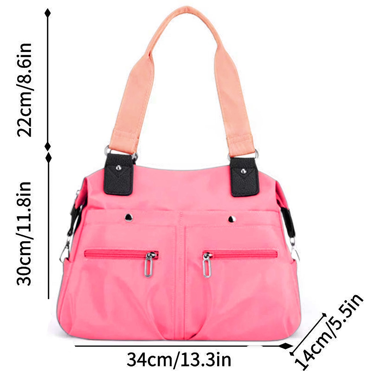 Women's Handbag Solid (pink) - Image 3