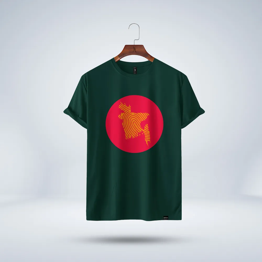 Bangladesh Map T-Shirt For Mens
