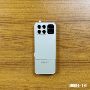 Titanic T70 4 sim supported Luxury Phone Gold