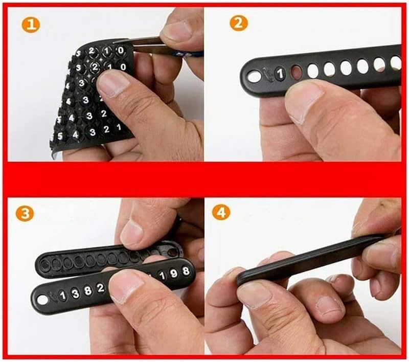 Anti-lost keychain with Mobile Number for Bicycle Car Auto Motor Cycle Key Ring Gift - Image 4