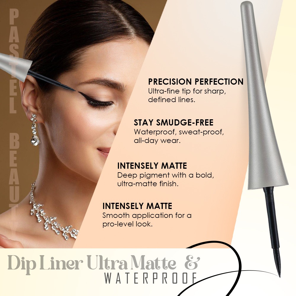 Pastel Beauty Dip Liner Ultra Matte and Waterproof eyeliner. - Image 4