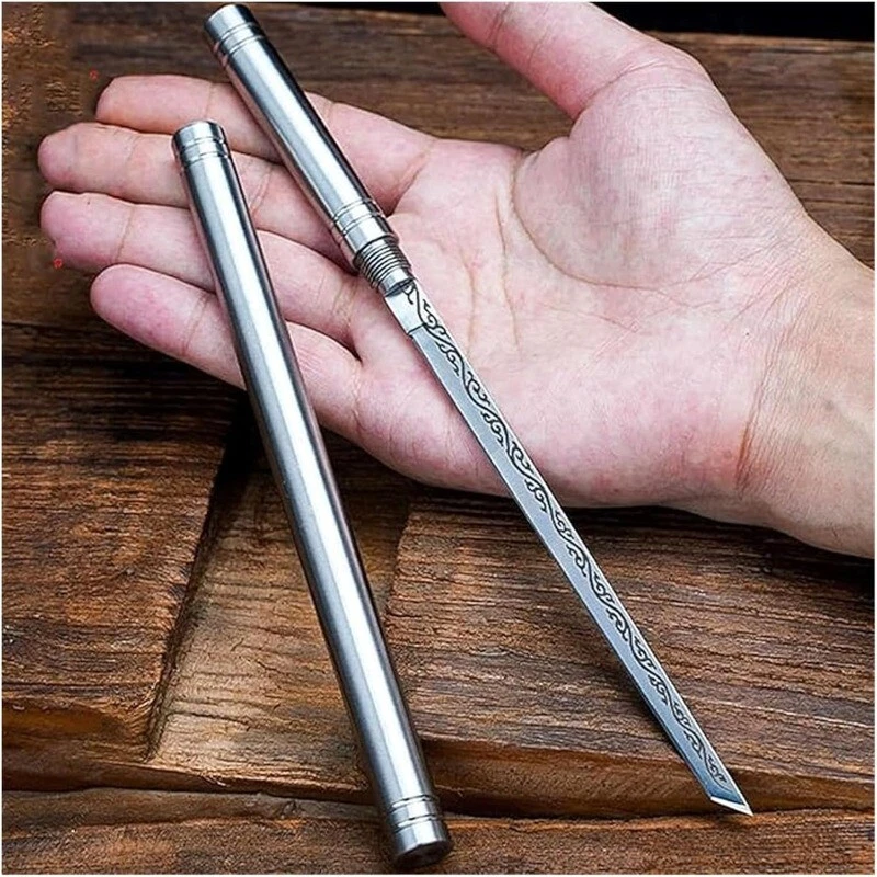 Multipurpose Outdoor Portable Fruit-Knife with Sheath, Portable Kitchen Tools - Image 3