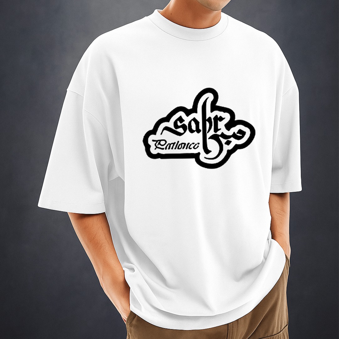 Men's Stylish Drop Shoulder (white)