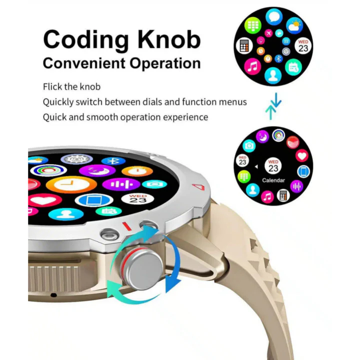 TF10 PRO Smart Watch/Sports Watch in round dial with AMOLED 1.53 Display - Image 5