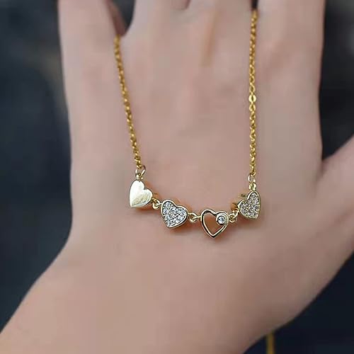Love Heart Magnetic Pendant Chain Necklace - Image 7