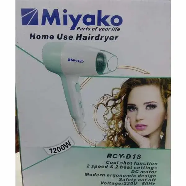 Miyako Hair Dryer RCY D18 - Image 3