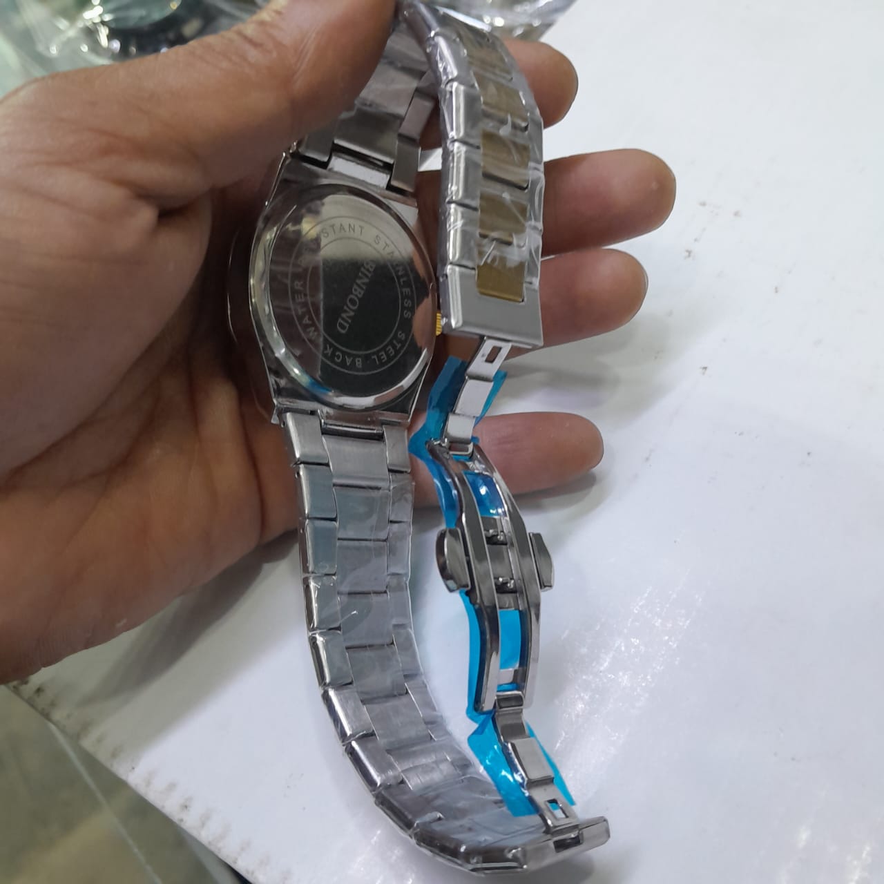 BINBOND 818 Stainless Steel Quartz Fashionable Premium Watch - Image 4