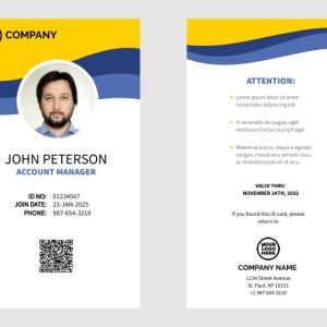 Customize ID Card UV Print (only card)