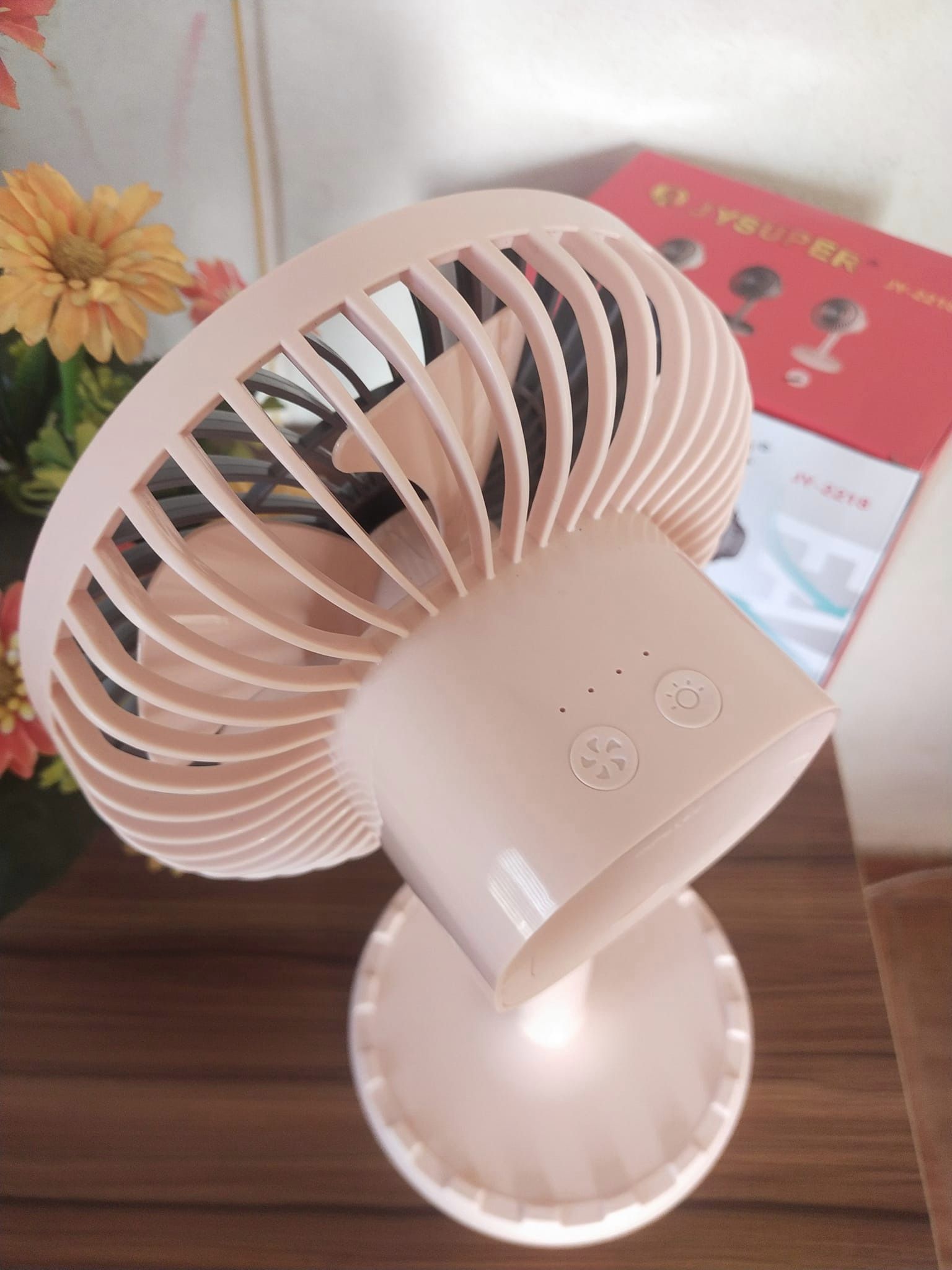 JY Super JY-2218 Rechargeable Fan - Image 5