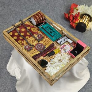 Premium Silk Katan Saree Combo Set - Maroon