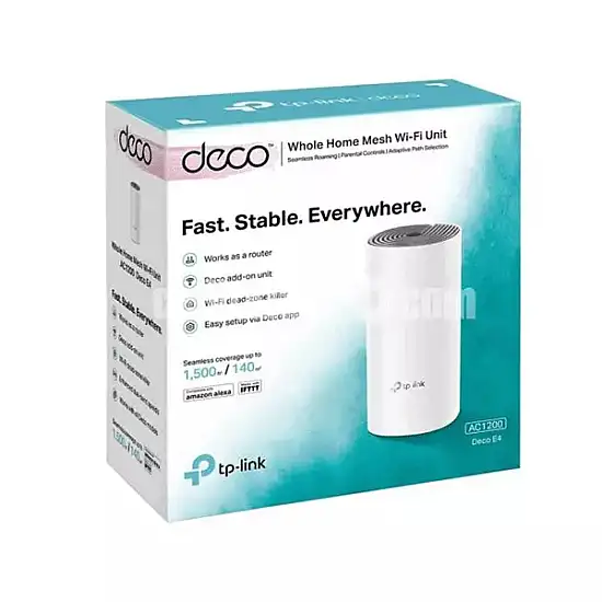 Tp link Deco E4 (1 Pack) AC1200 Dual-Band Wi-Fi System - Image 4