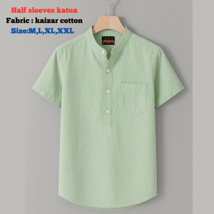 kaizar cotton Half sleeves katua For Men's