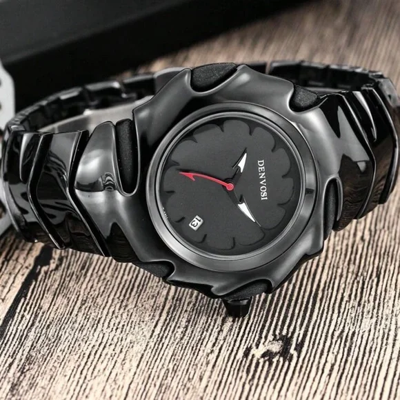 DENVOSI Premium Metal Watch – Bold Design (Full Black ) - Image 3