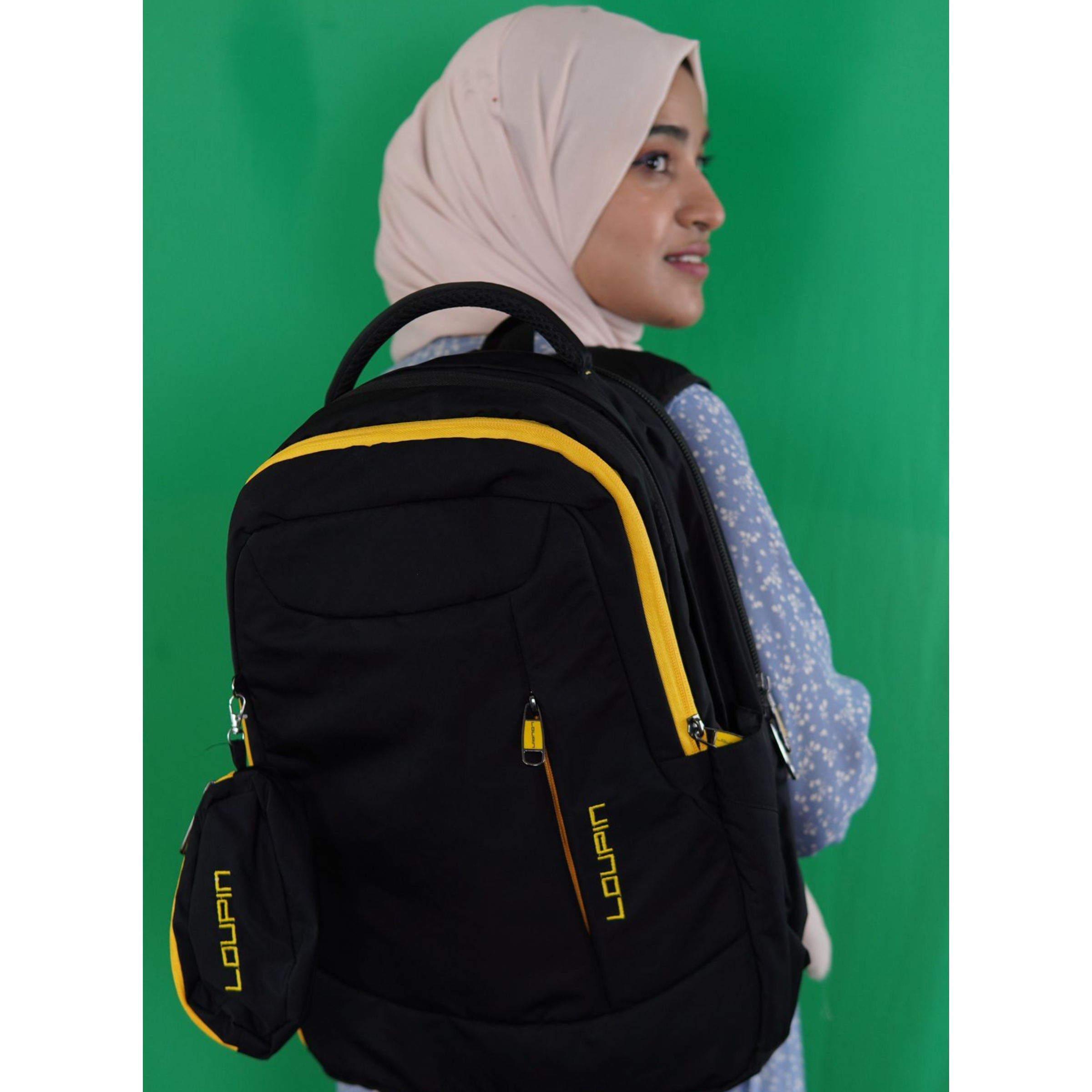 Loupin Backpack For Men Women ( Black ) - Image 5