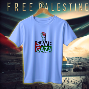 Jersey Fabrics Save Gaza Free Palestine T-shirt