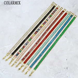 ColorMix Elegant Crystal Bracelet