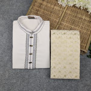 Premium Couple Set (Panjabi, Jamdani Saree)