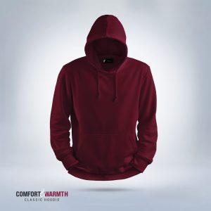 Solid Premium Hoodie [Maroon]