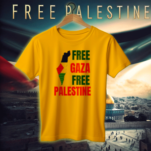 Jersey Fabrics Free Gaza Free Palestine T-shirt