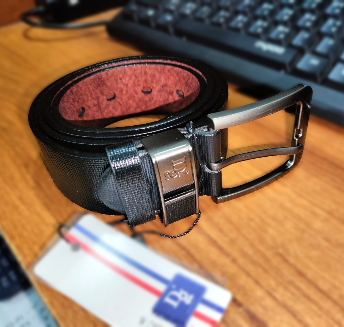 Cotton Printed Punjabi + Premium Watch + Leather Belt Combo Pack - Image 6