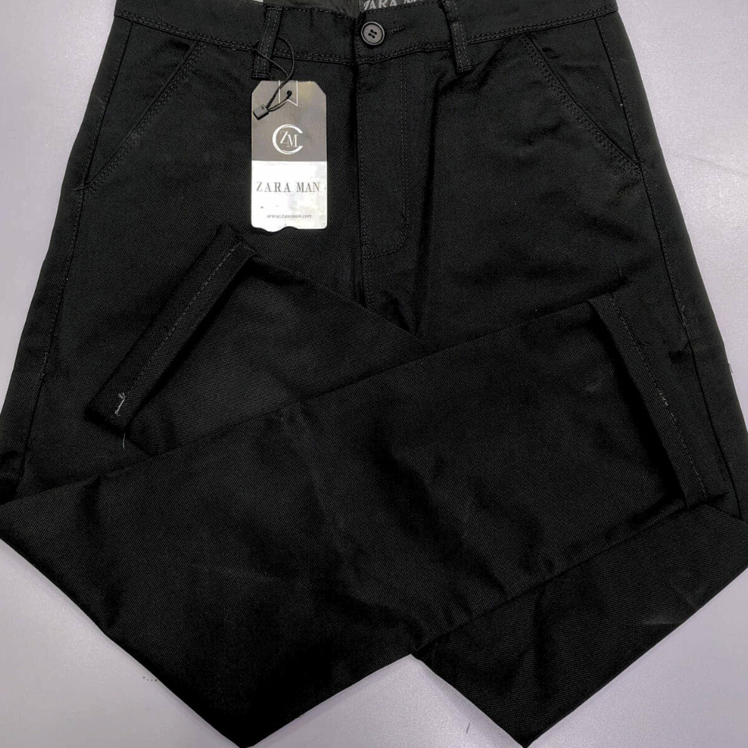 Men's Gabardine Pant (Black Color) - Image 8