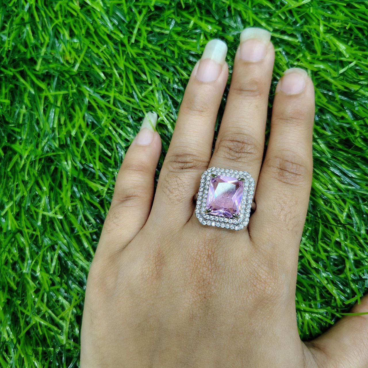 Blush Pink Elegance Ring - Image 3