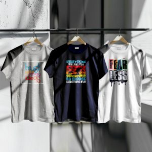 Unique Design Cotton T-Shirt 3-Piece Combo Pack