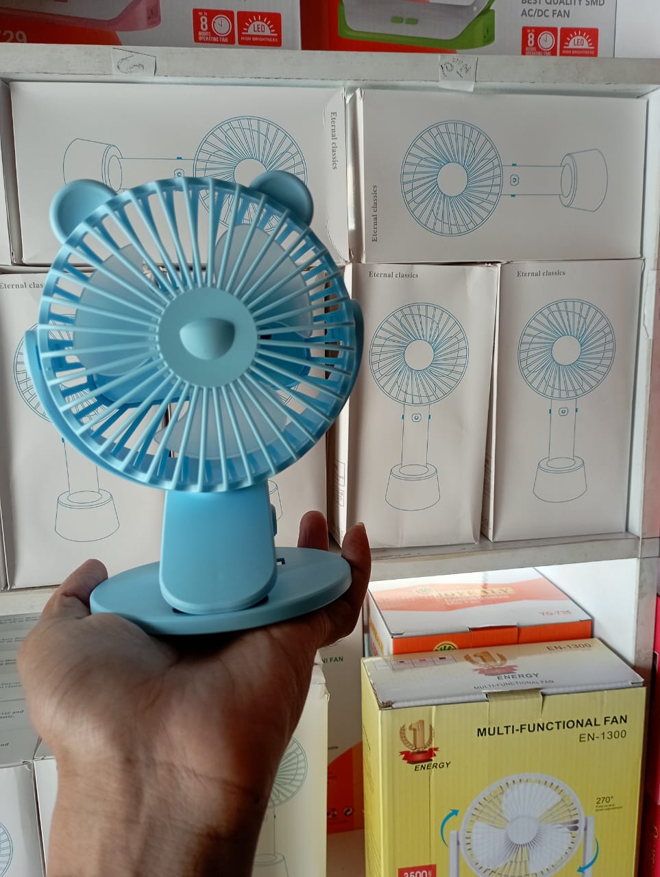 USB Table Fan Mini Wind Power Handheld Clip Fan Desktop Convenient Portable Student Cute Small Cooling Ventilador 360 Rotation - Image 3