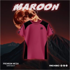 Stylish  Mash Fabric Half Sleeve T-shirt