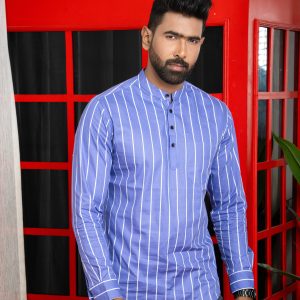 Men's long sleeve print katua