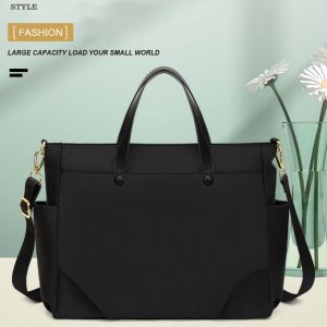 Women's Tote Bag Large Capacity 14 Inch & 15.6 Inch Laptop Shoulder Bag, Single Shoulder Handbag Crossbody Work Tote Bag