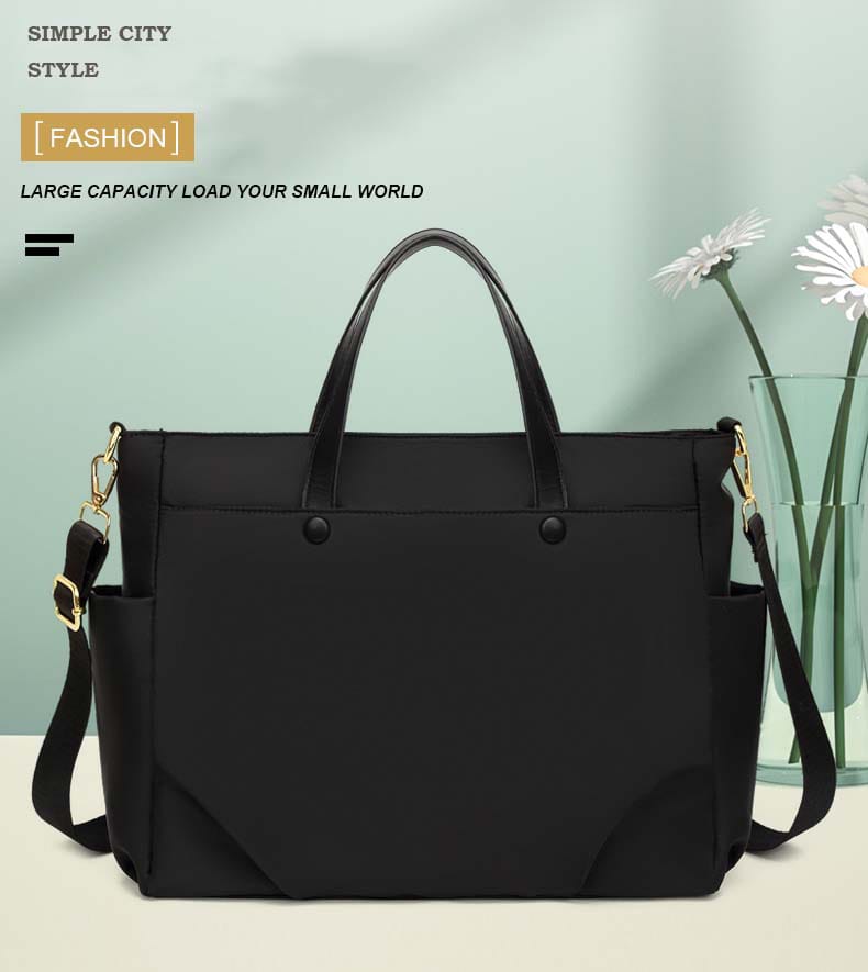 Women's Tote Bag Large Capacity 14 Inch & 15.6 Inch Laptop Shoulder Bag, Single Shoulder Handbag Crossbody Work Tote Bag