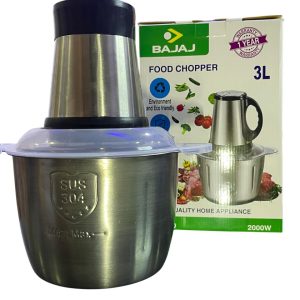 Bajaj 2000 watt high Power Stainless Steel Material High Quality and Powerfull Food Chopper Grinders