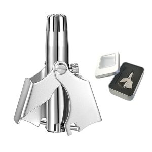 Support COD Manual Nose & Ear Hair Trimmer Stainless Steel