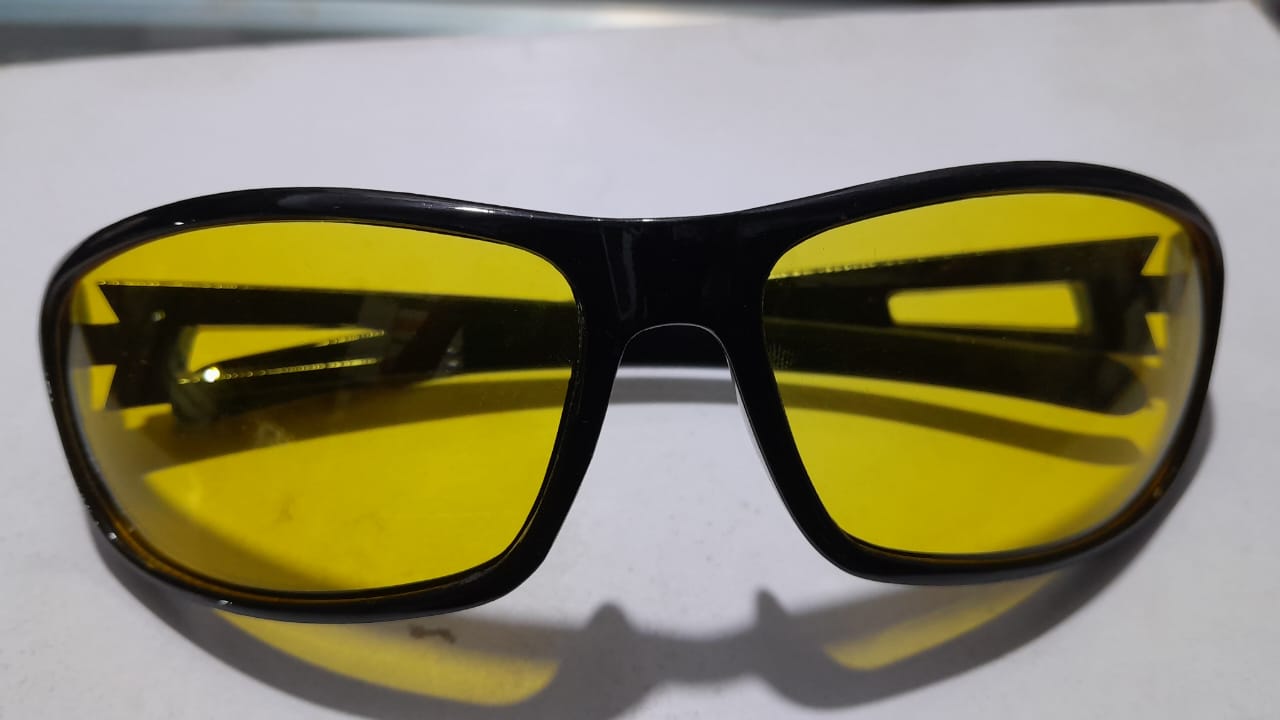 Night Vision Driving, Biking & cycling glasses -Yellow with luxuary Box - Image 3