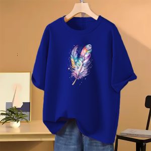 Lovely Drop shoulder T-shirt for Women
