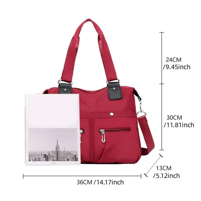 Women's Handbag Solid (Red ) - Image 3