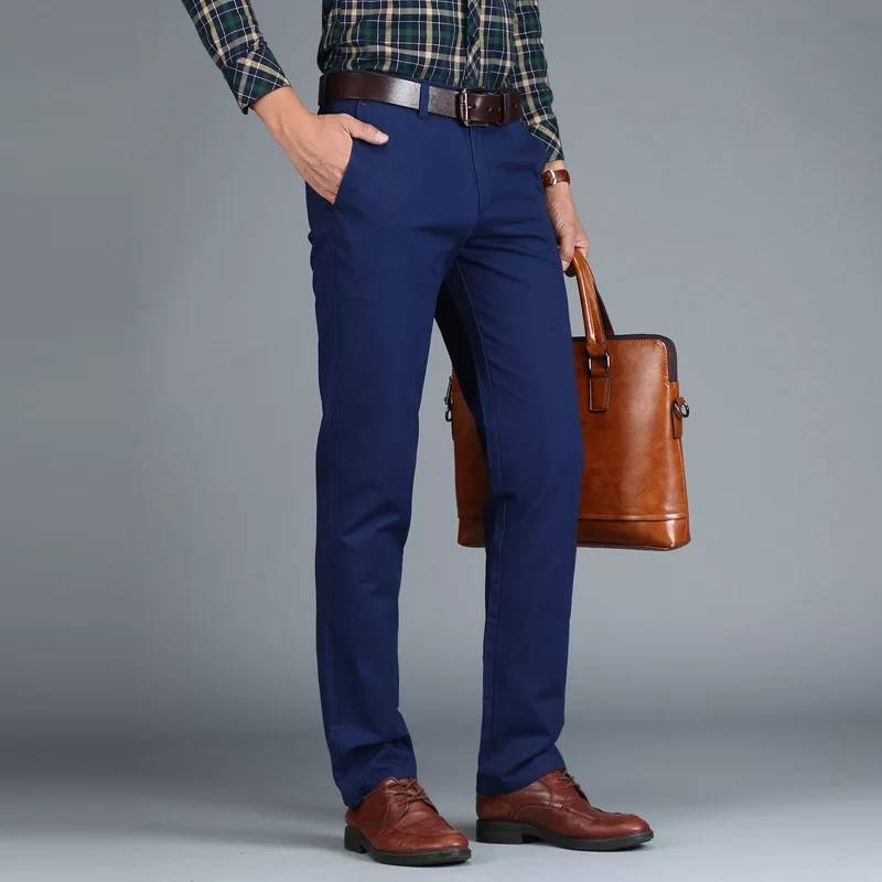Men's Gabardine Pant (Navy Color) - Image 4