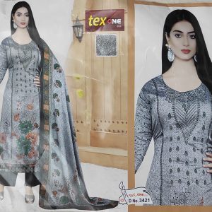 100% Premium cotton digital printed 3 Piece