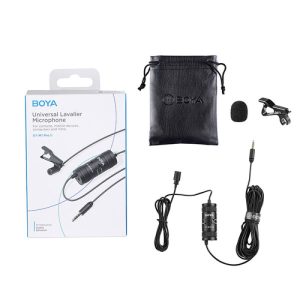 BOYA BY-M1 Pro II Universal Lavalier Microphone- No Need Batteries