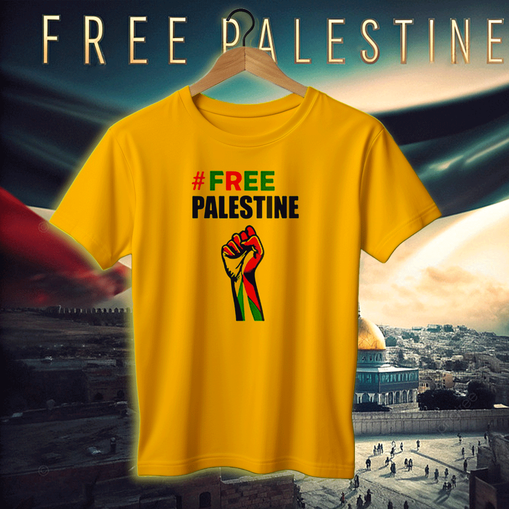 Jersey Fabrics Free Palestine T-shirt