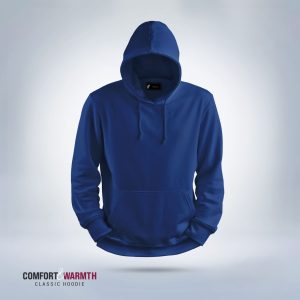 Solid Premium Hoodie [ Royal Blue ]