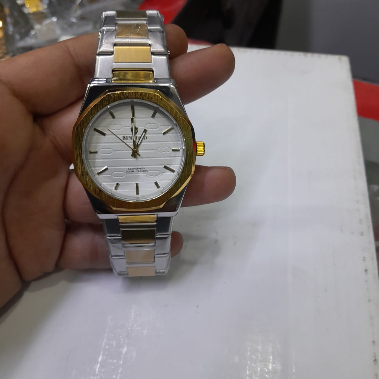 BINBOND 818 Stainless Steel Quartz Fashionable Premium Watch - Image 3