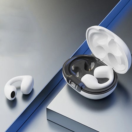Painless Wear Ear-clip Earphones, Air Conduction, HiFi Stereo, Clip On Wireless Earphone, Touch Control Model LY22 - Image 4